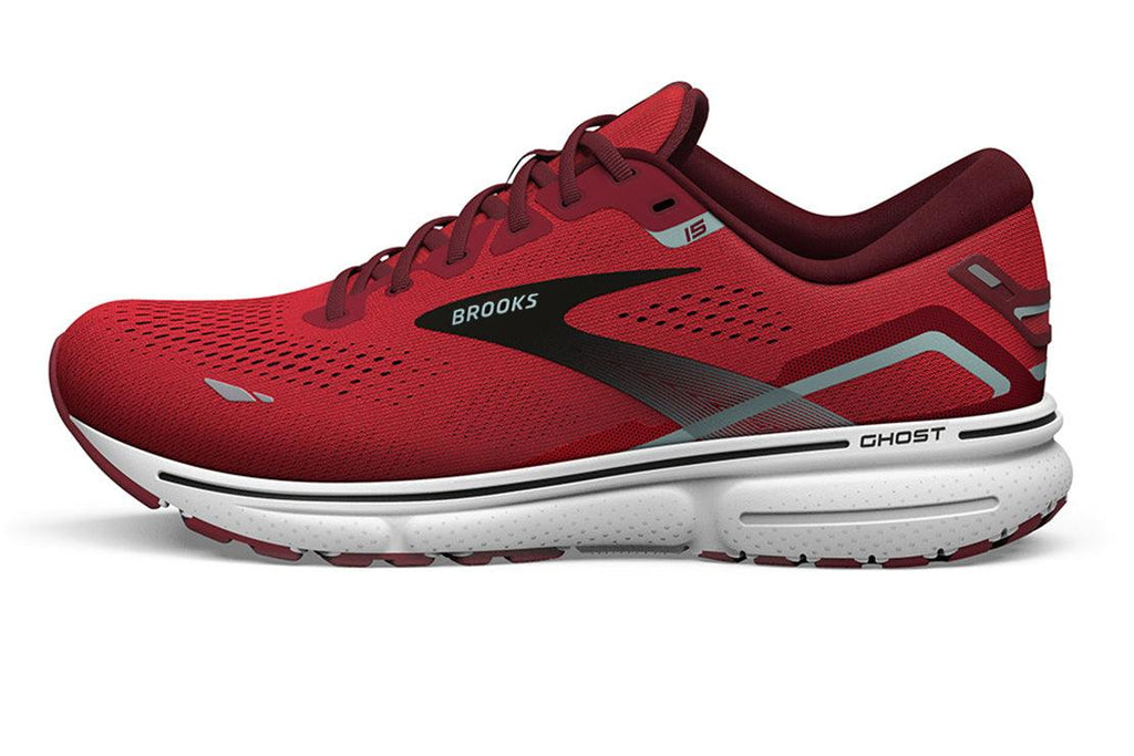 Brooks Ghost 15 Men's :Red | Blue Haze - iRUN Singapore