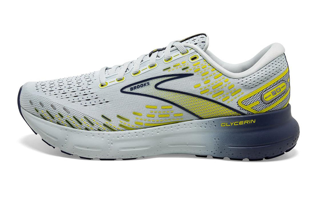 Brooks Glycerin 20 Men's :Crown Blue | Sulphur - iRUN Singapore