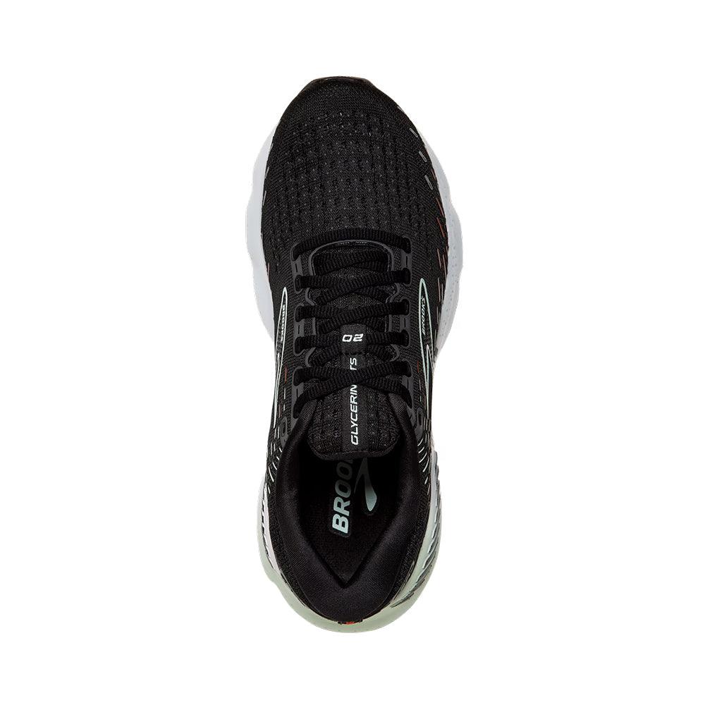 Women's Brooks Glycerin GTS 20 Shoes :Black | Red – iRUN Singapore