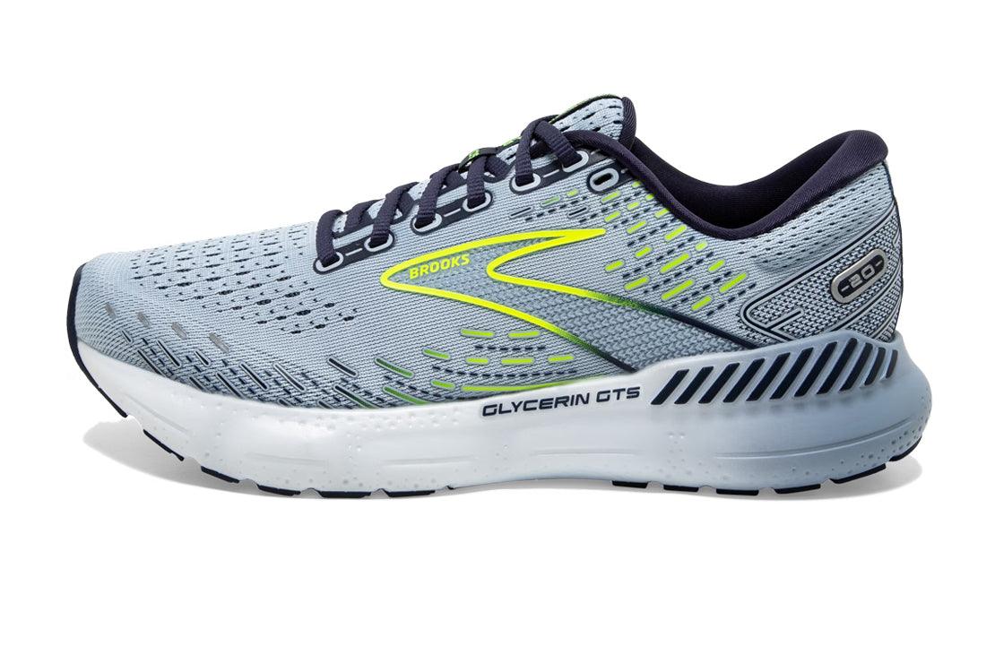 Women's Brooks Glycerin GTS 20 Shoes Light Blue Peacoat iRUN Singapore