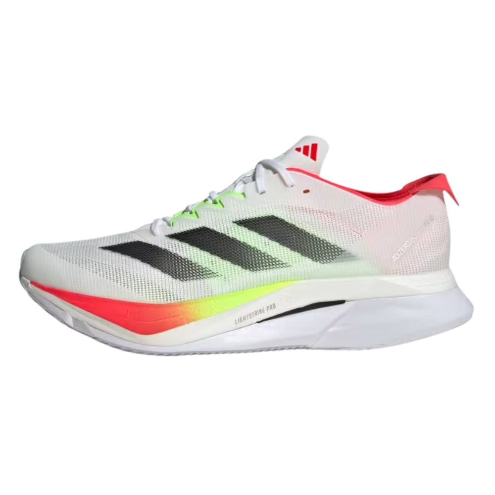 Adizero Boston 12 Men's :Cloud White | Lucid Red