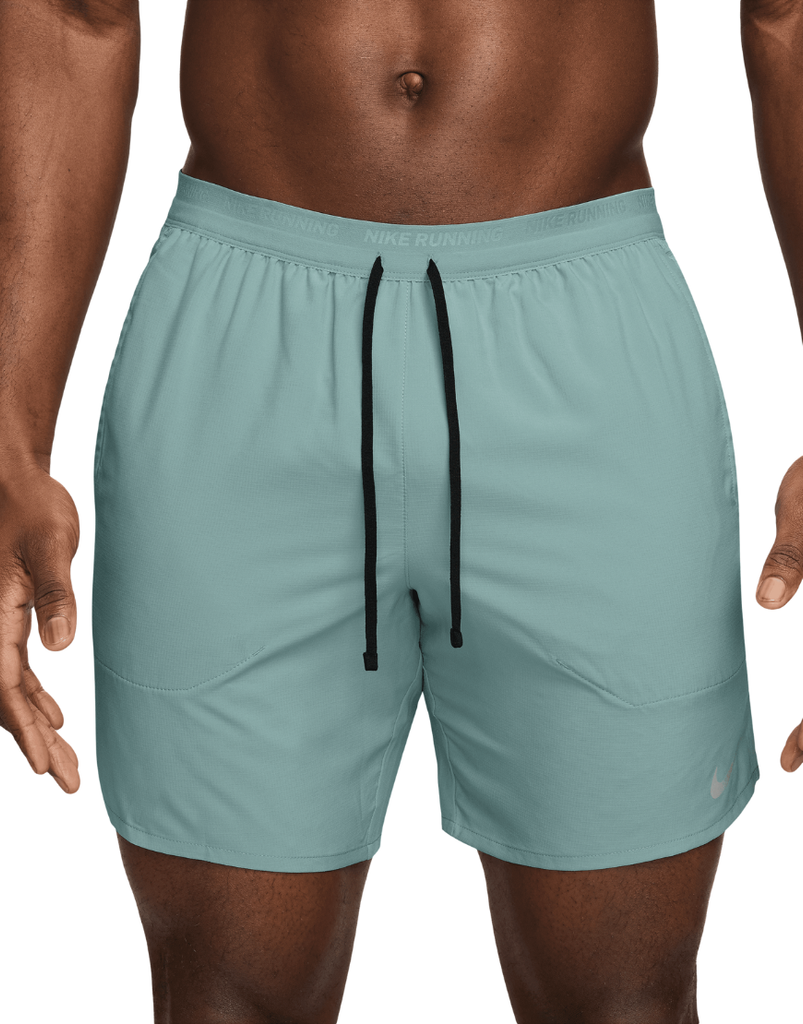 Men's 7" Brief-Lined Dri-FIT Stride Running Shorts :Cannon | Black