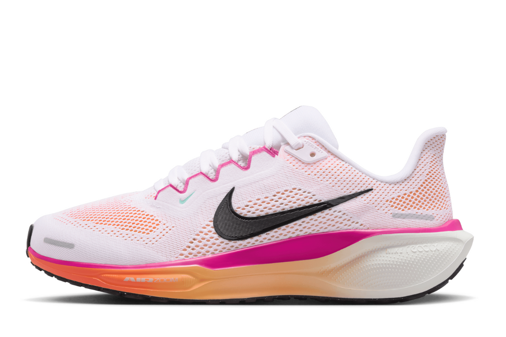 Air Zoom Pegasus 41 Women's :White | Fire Pink