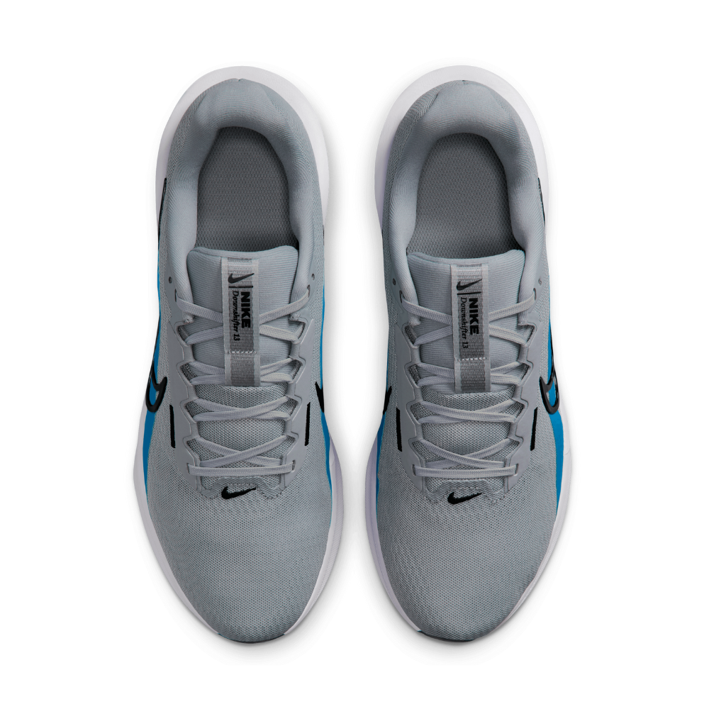 Men's Nike Downshifter 13 Running Shoes :Wolf Grey | Blue Hero