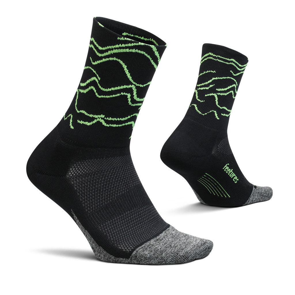 Feetures Feetures Elite Light Cushion Mini Crew Socks (2 Colours) - iRUN Singapore