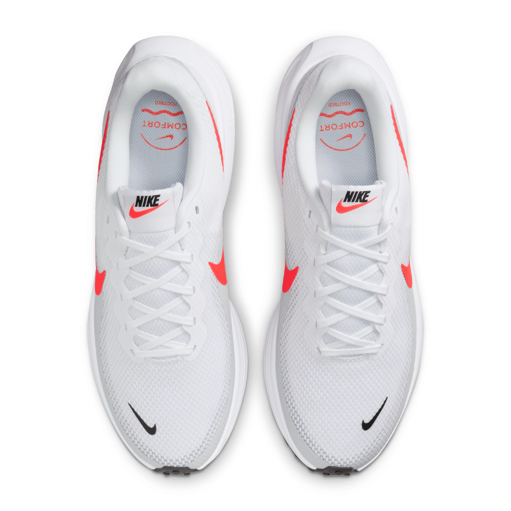 Size 11 Men  - Nike Revolution 8 White Bright Crimson Hj9198-102 Nike Revolution 8 Running Shoes White Bright Crimson HJ9198  main image 3