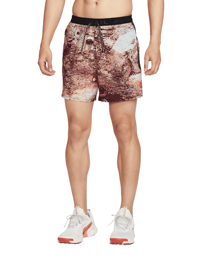 Men's Dri-FIT 6" Brief-Lined Running Trail Shorts :Sail