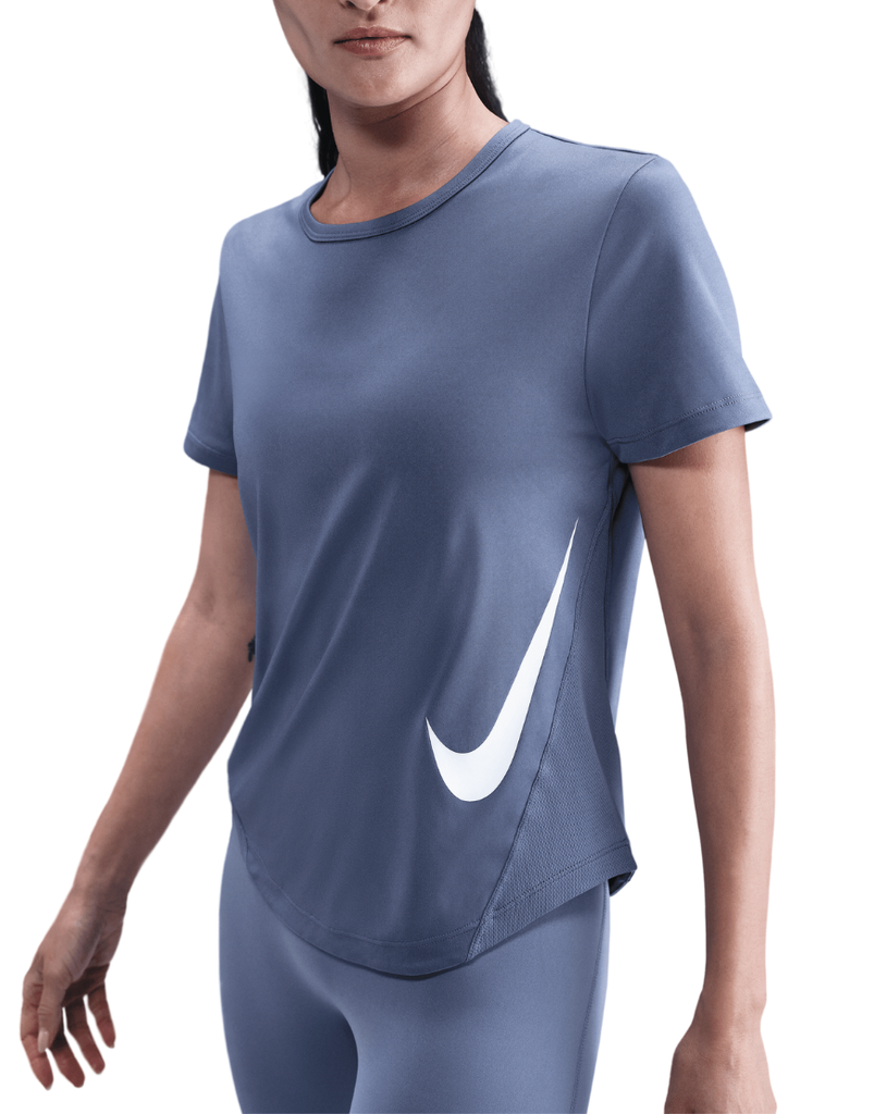 Women's Dri-FIT Tempo Swoosh Short-Sleeve Running Top :World Indigo | White