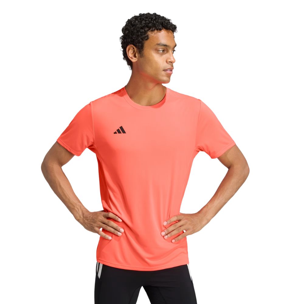 Adizero Essentials Running Tee Men’s :Solar Turbo