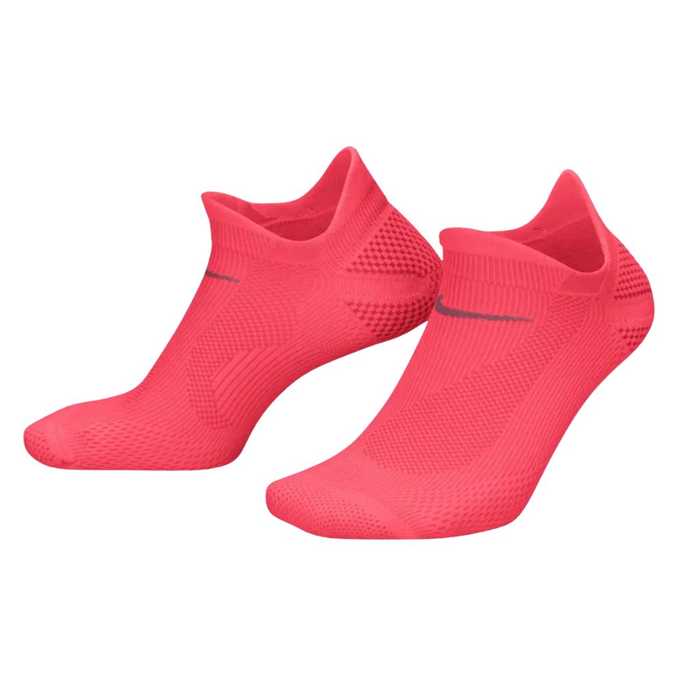 Lightweight No-Show Socks (1 Pair) Unisex :Laser Crimson | Pink Smoke