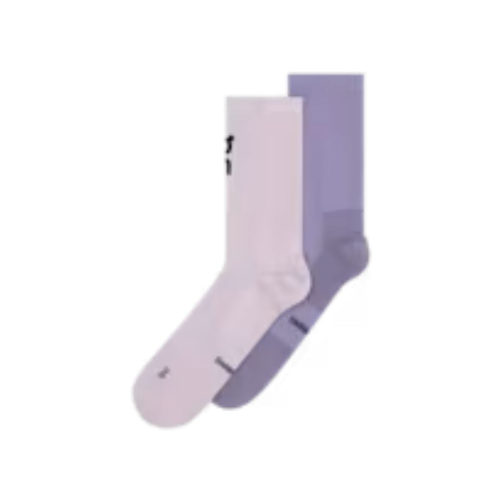 Core Run Sock High (2 Pack) Unisex :Foxglove | Mallow