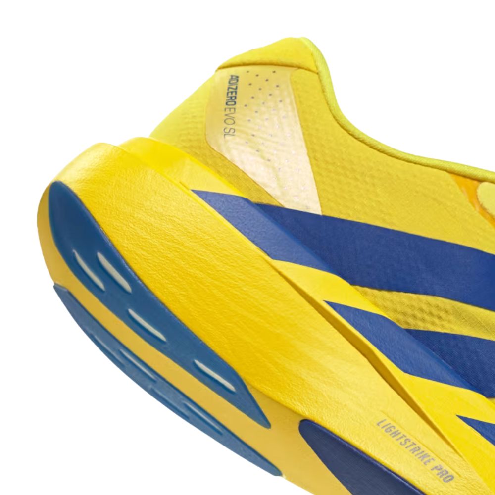 Men's Adidas Adizero EVO SL Woven :Yellow | Royal Blue – iRUN