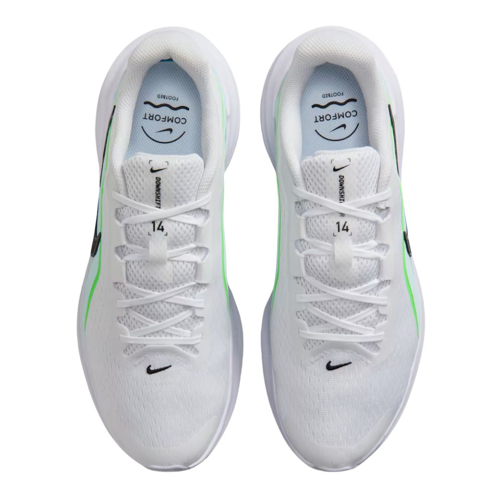 Nike Downshifter 14 Men's :White | Glacier Blue – iRUN Singapore
