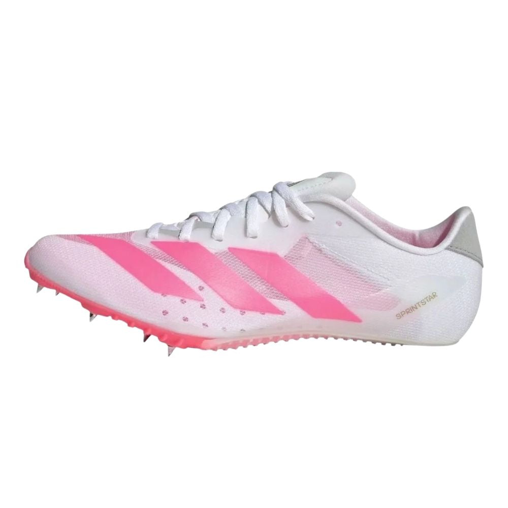 Adizero Sprintstar Unisex :Cloud White | Solar Turbo