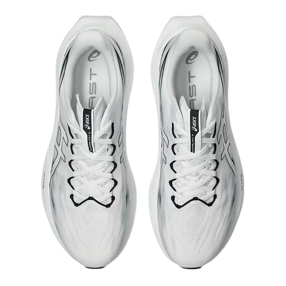 Asics Superblast 3 Unisex :White | Black – iRUN Singapore