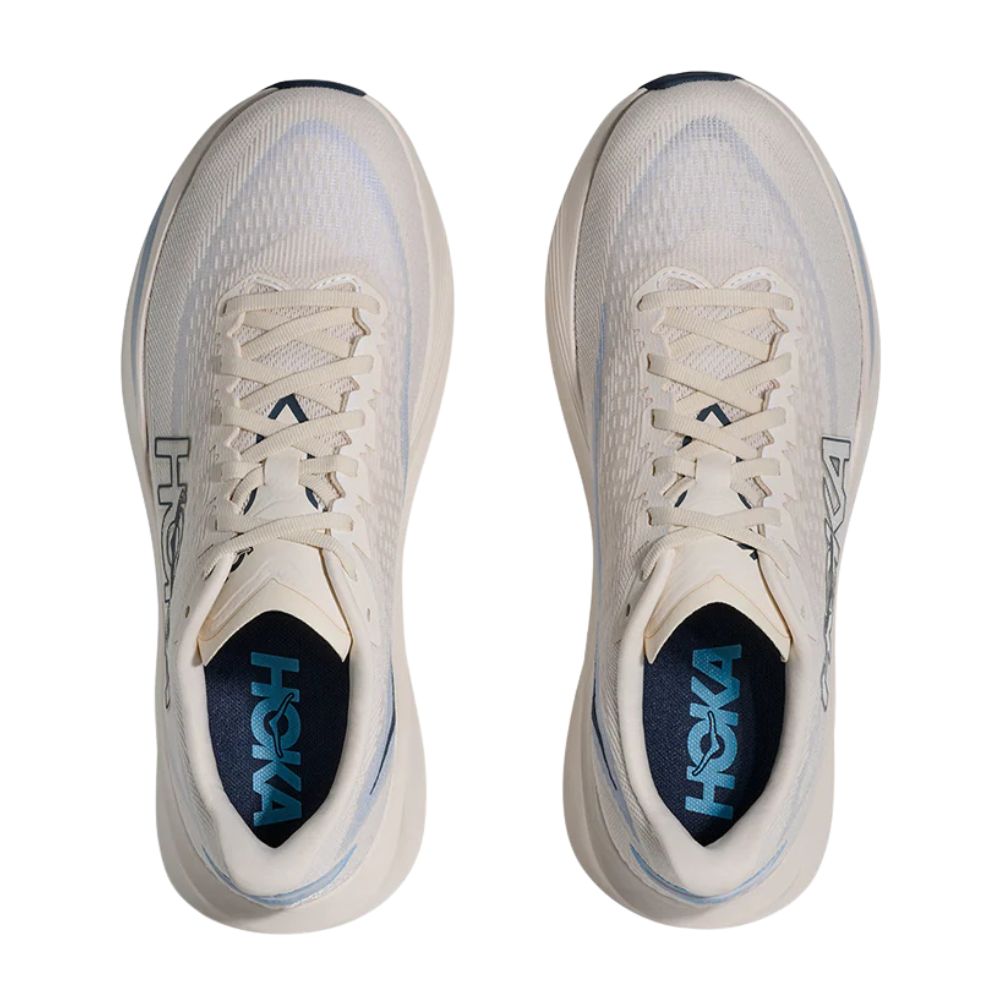 HOKA MACH7 WIDE　26.0cm＆25.5cm Hoka Mach 7 Wide Men's :Alabaster | Soaring Blue – iRUN Singapore