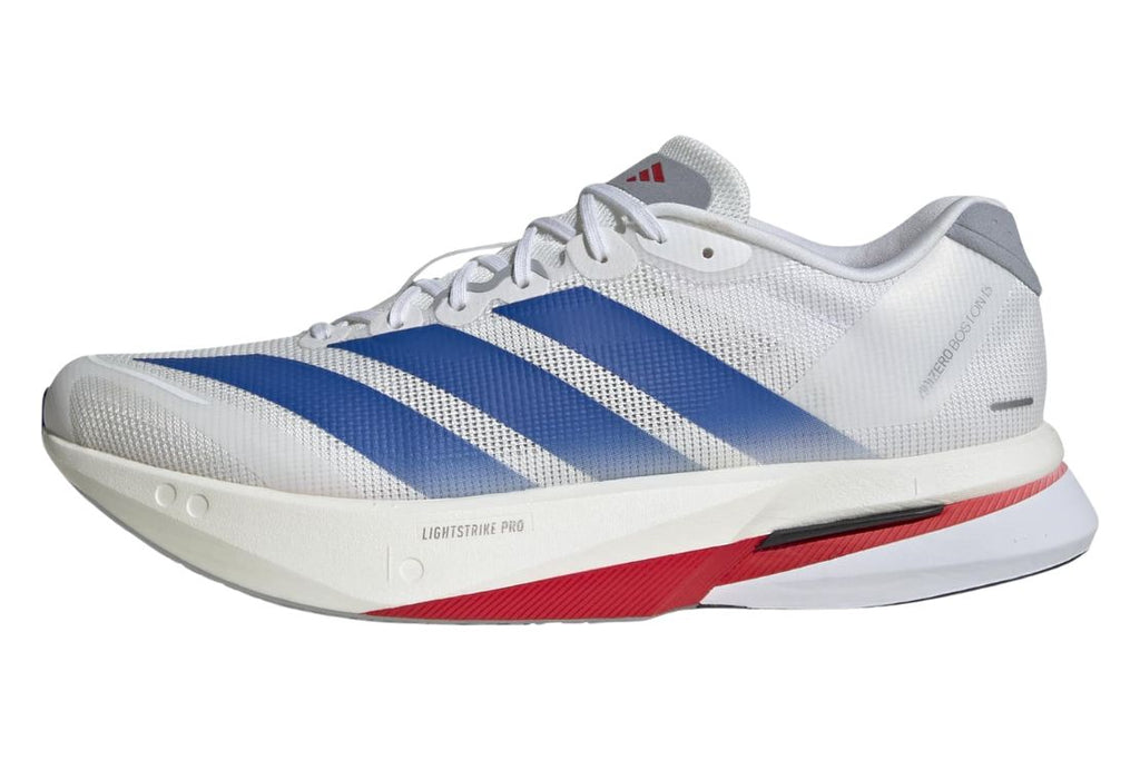 Adizero Boston 13 Men's :Cloud White | Royal Blue