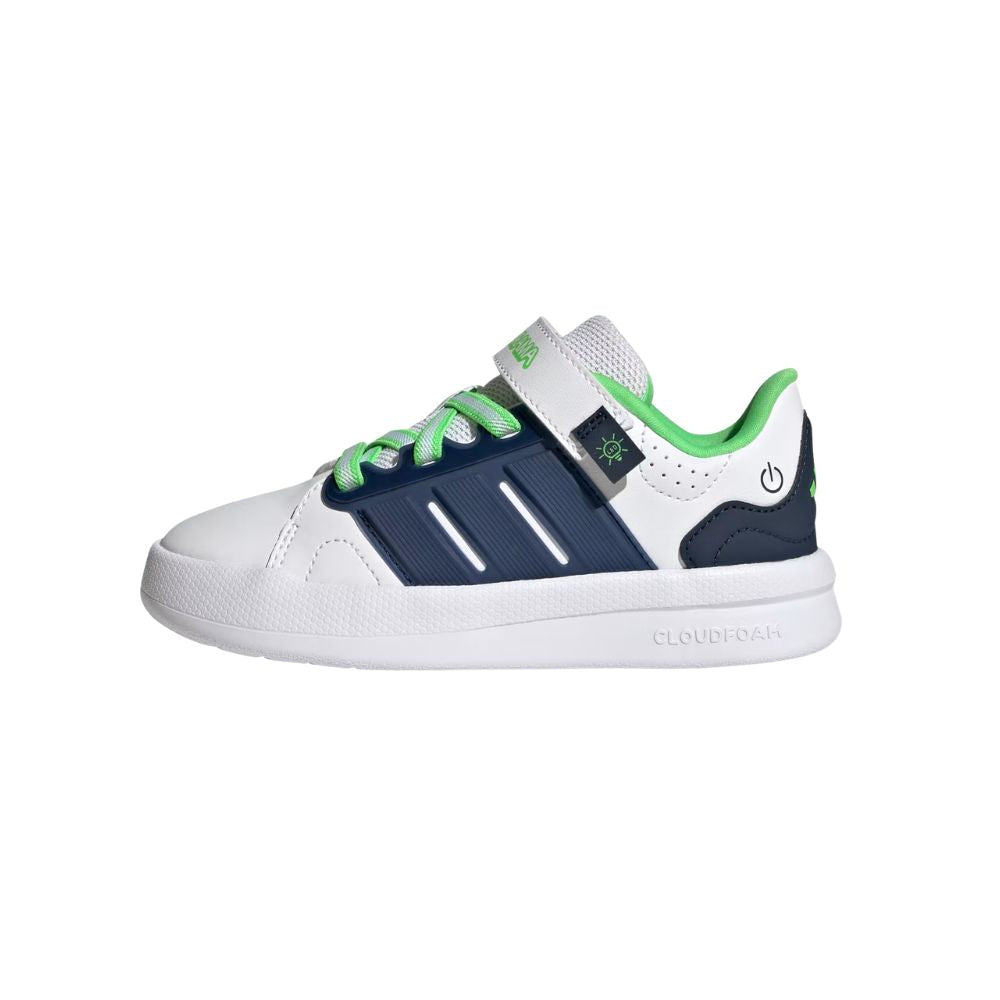 Lightorama Court Shoes Children (Pre-School) :Cloud White | Night Indigo