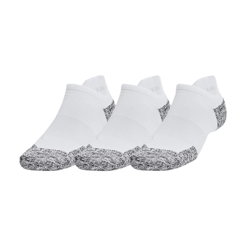 ArmourDry® Run Cushion (3-Pack) Unisex :White | Halo Gray