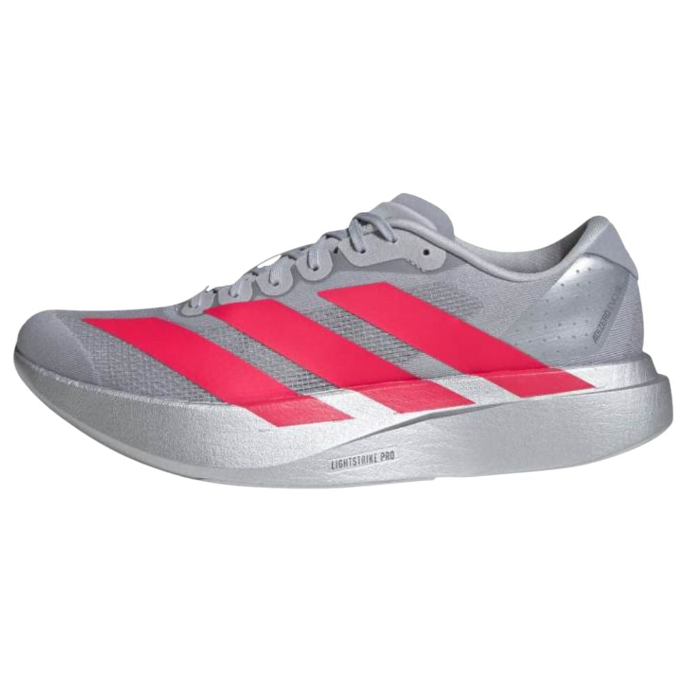 Adizero Evo SL Men's :Silver Metallic | Lucid Red