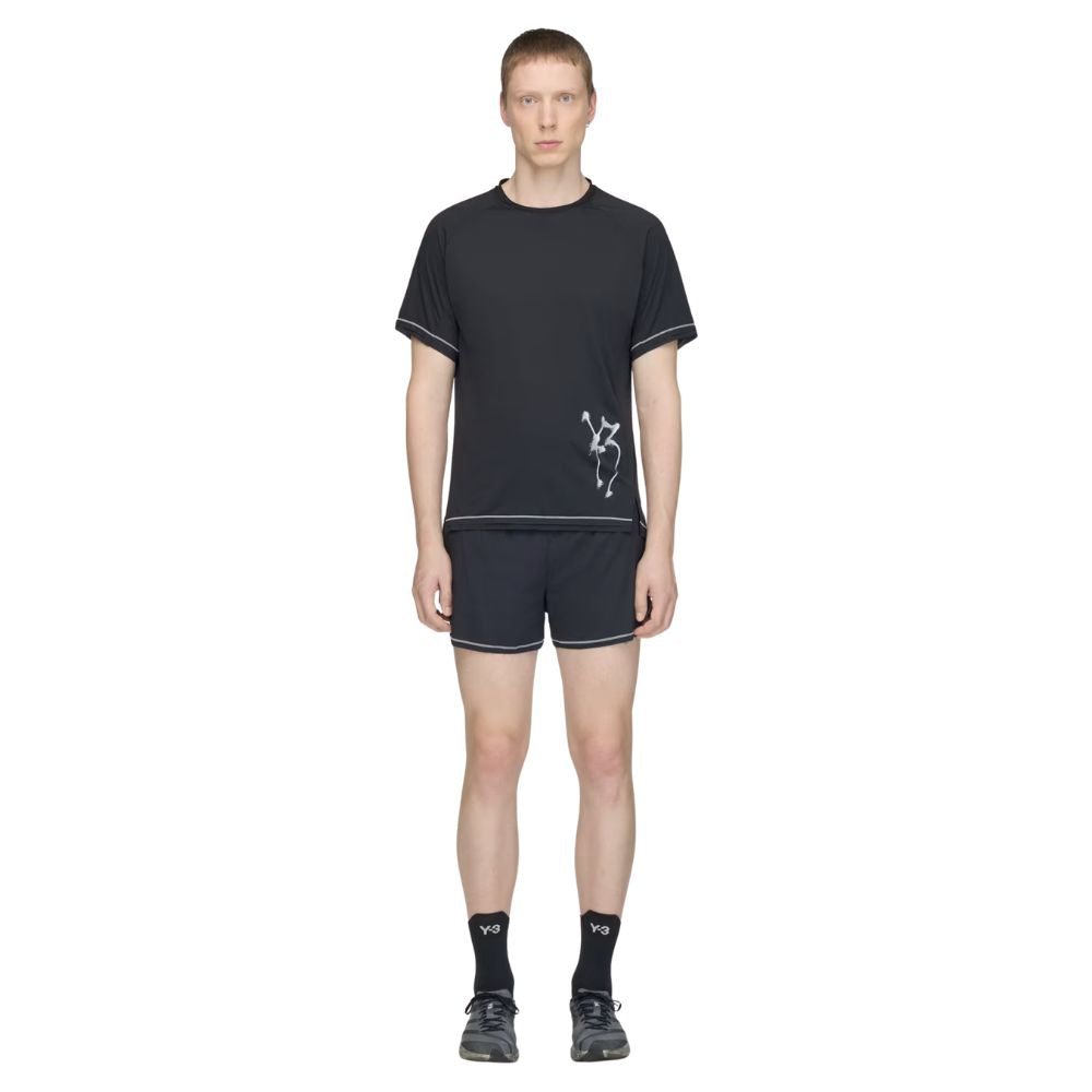 Men’s Y-3 Chito Graphic Running Shorts :Black