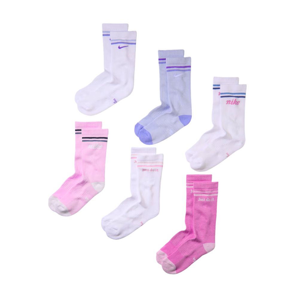 Everyday Kids' Cushioned Crew Socks (6 Pairs)