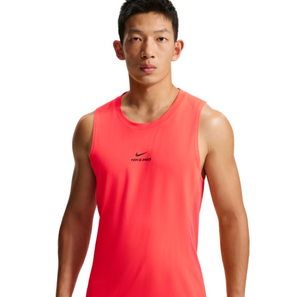 Dri-FIT Men's Training Vest :Laser Deep Red | Black