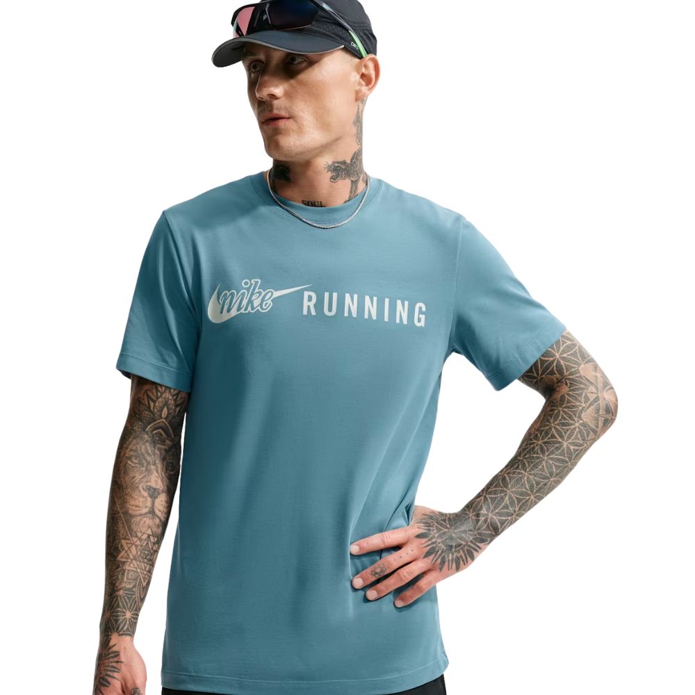 Dri-FIT Running T-Shirt Men’s :Smoky Blue