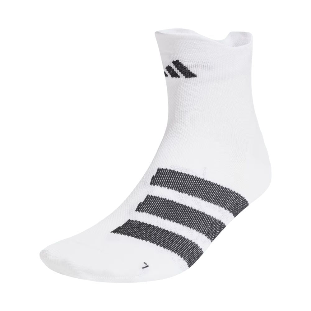 Adidas RunXAdizero Socks 1 Pair :White | Black