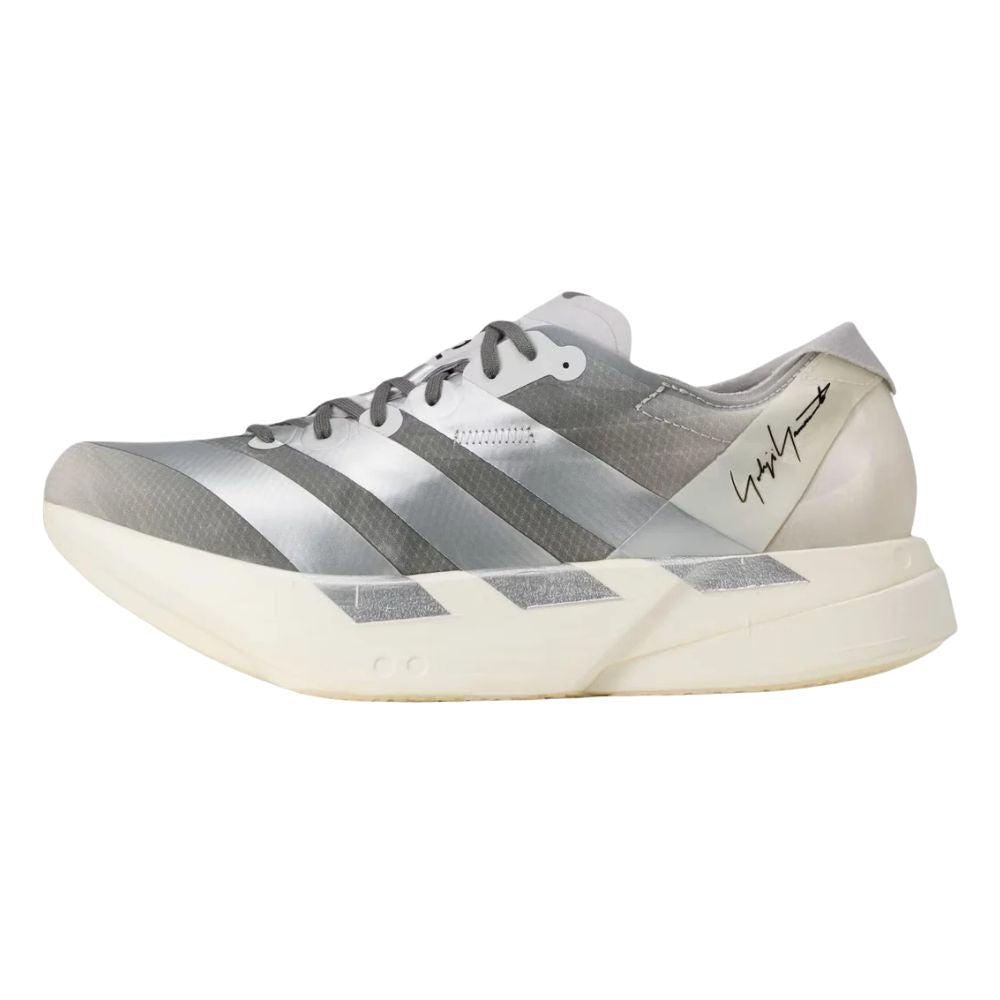 Y-3 Adios Pro 4 Men’s :Chalk White | Silver Metallic