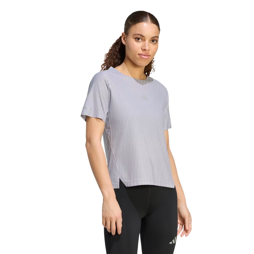 Adi365 Climacool+ Engineered T-Shirt Women’s :Glory Grey | Slate