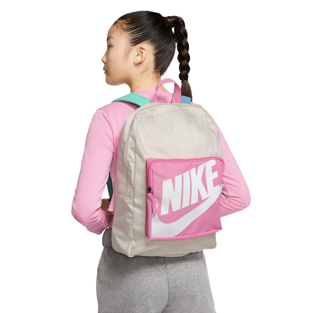 Classic Kids' Backpack (16L) :Light Orewood Brown | Magic Flamingo