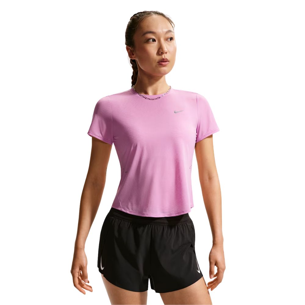 Dri-FIT Short-Sleeve Running Top Women's :Light Magenta | Photon Dust