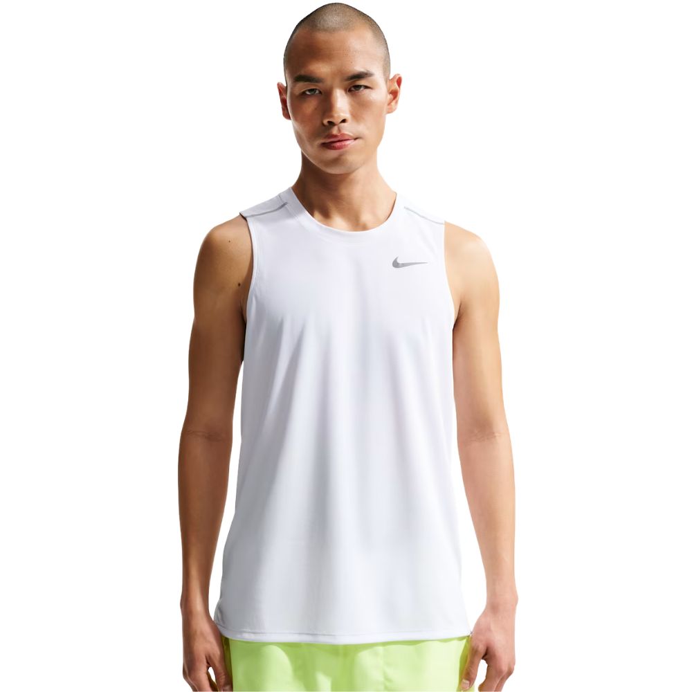 Miler Dri-FIT Running Tank Top Men’s :White