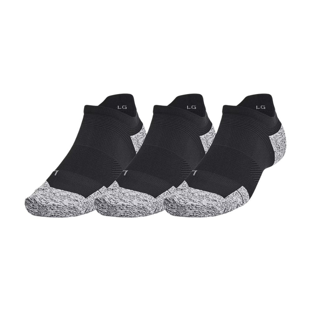 ArmourDry® Run Cushion (3-Pack) Unisex :Black | Pitch Gray