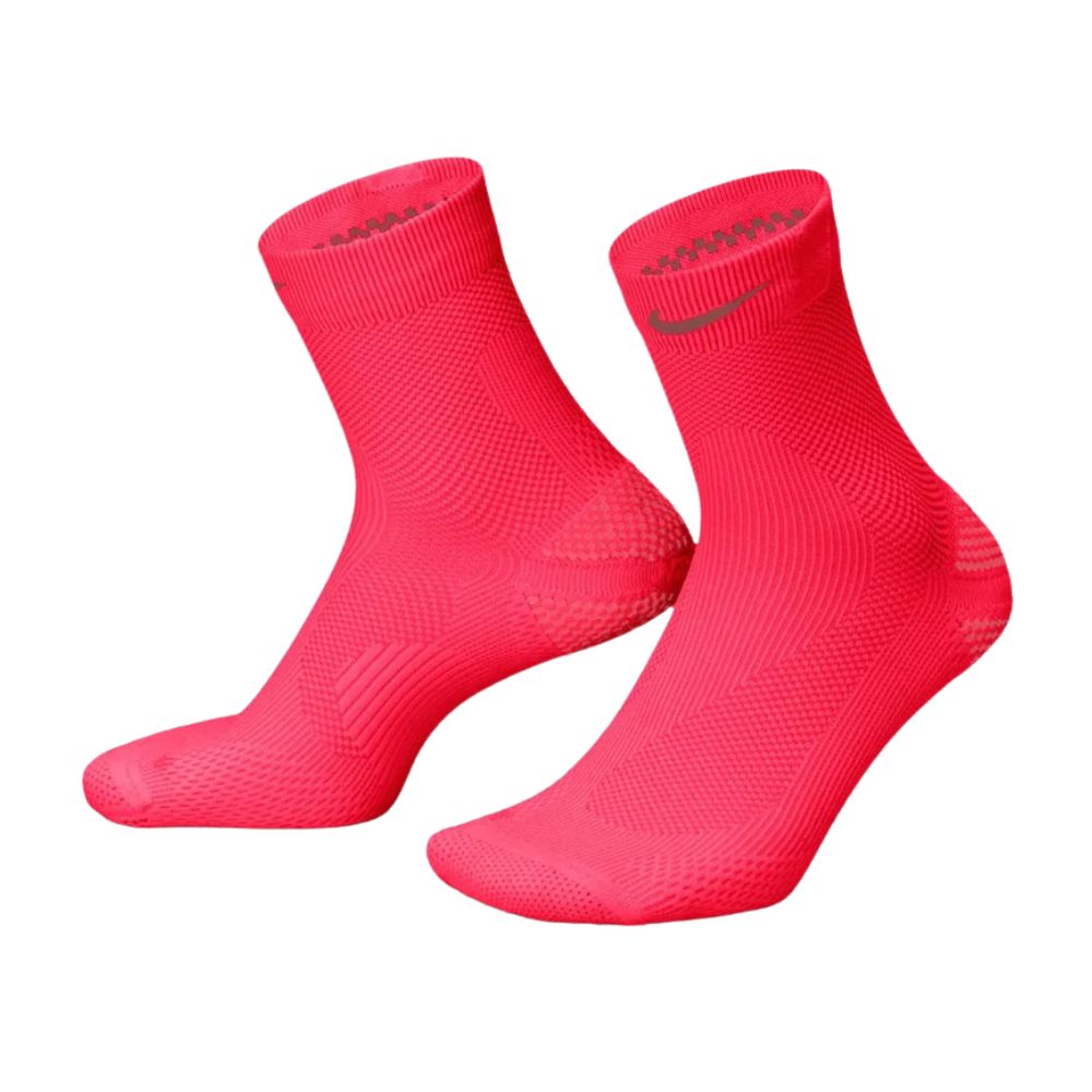 Lightweight Running Micro-Crew Socks (1 Pair) Unisex :Light Crimson | Pink Smoke