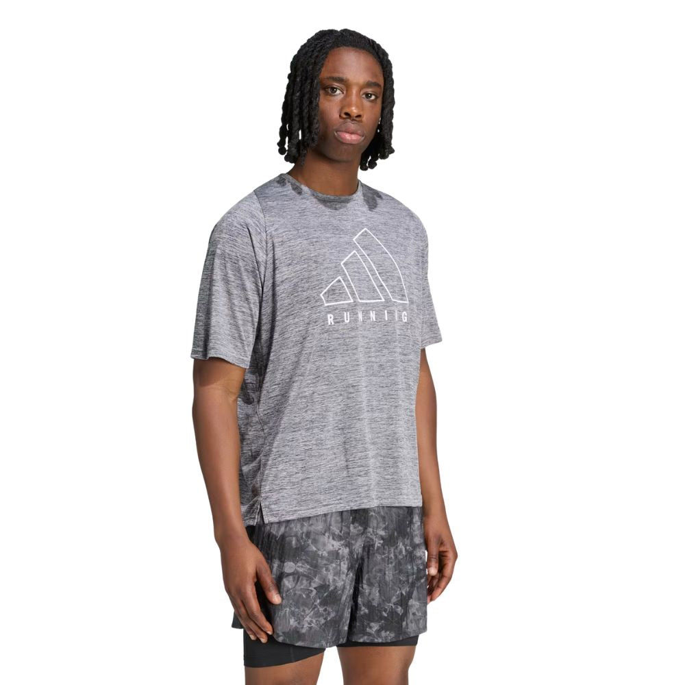 Men’s Adi365 Soft Touch T-Shirt :Glory Grey | Black