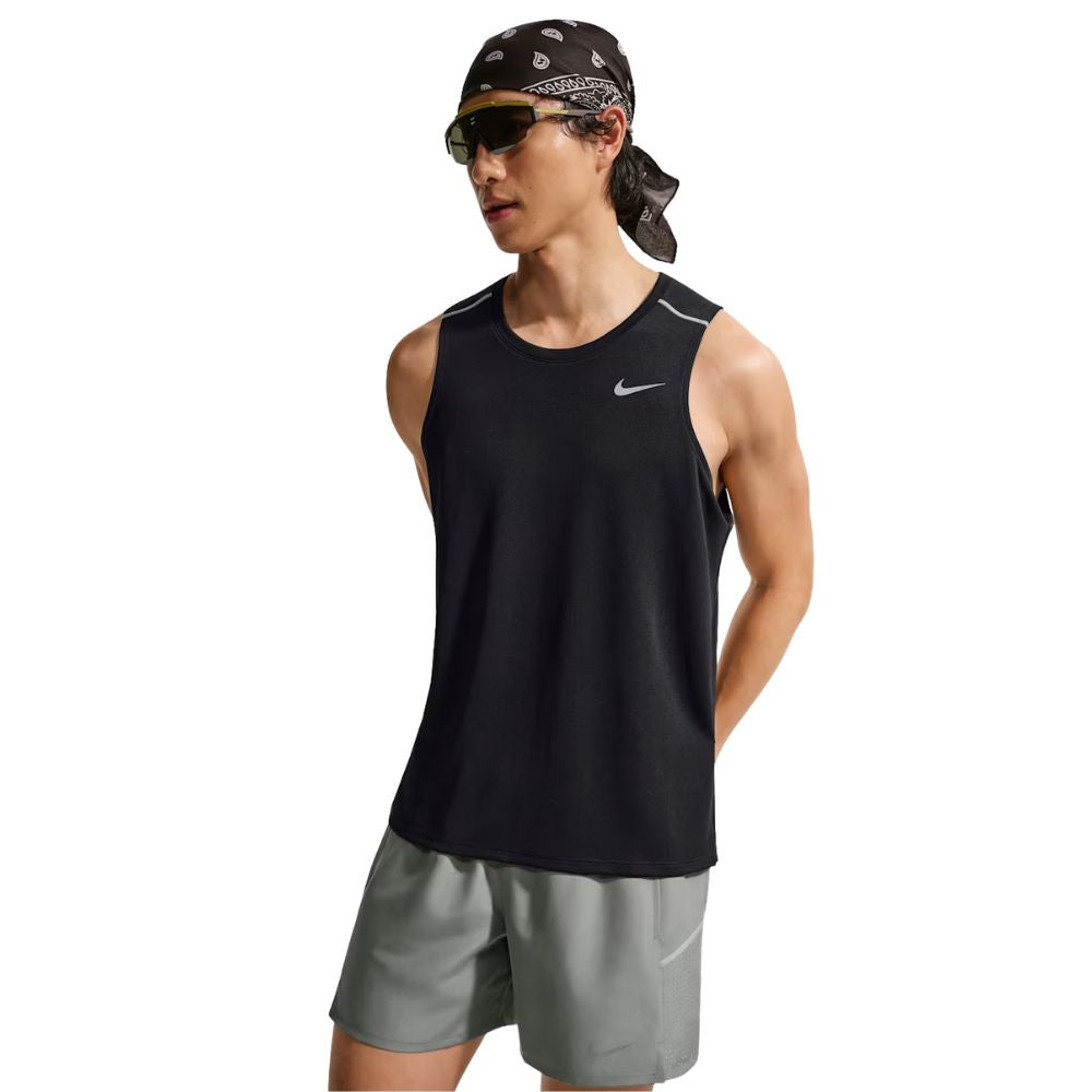 Miler Dri-FIT Running Tank Top Men’s :Black