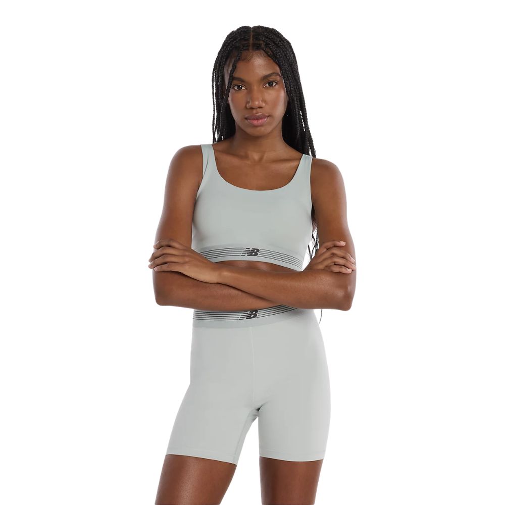 Women's Gabby Thomas Signature Collection AC Train Bra :Lone Star Grey