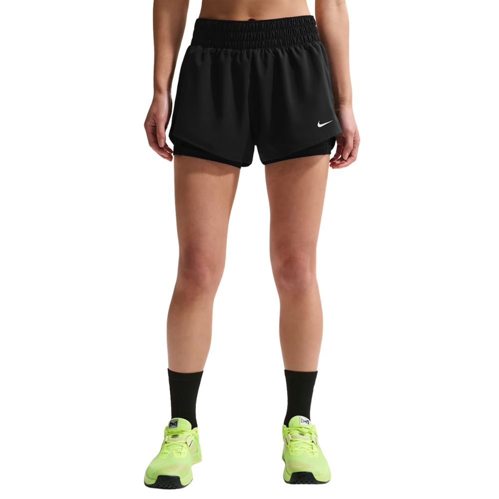 Dri-FIT One Mid-rise 8cm (approx.) 2-in-1 Shorts Women’s :Black