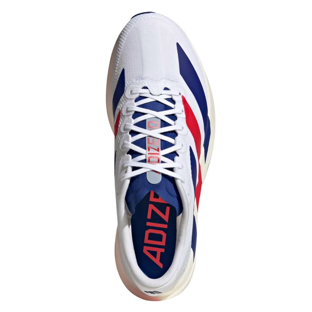 Men's Adidas Adizero EVO SL Woven :Cloud White | Mystery Ink