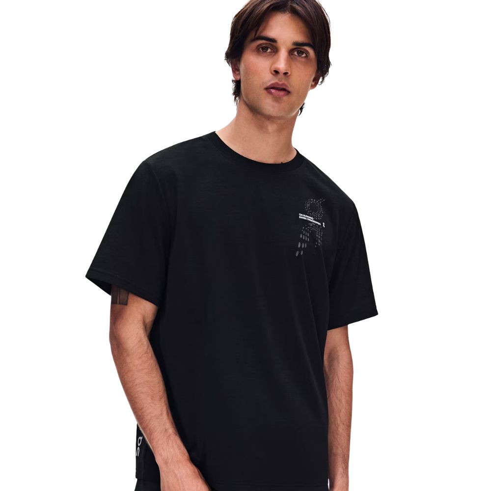 On Run-T-Shirt Men's :Black