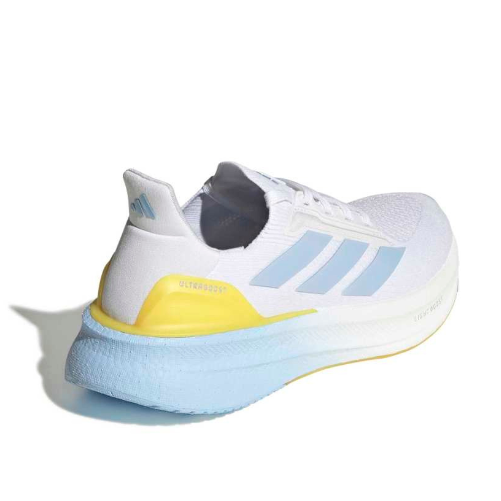 Women's Adidas Ultraboost 5X Running Shoe :Cloud White | Glow Blue ...