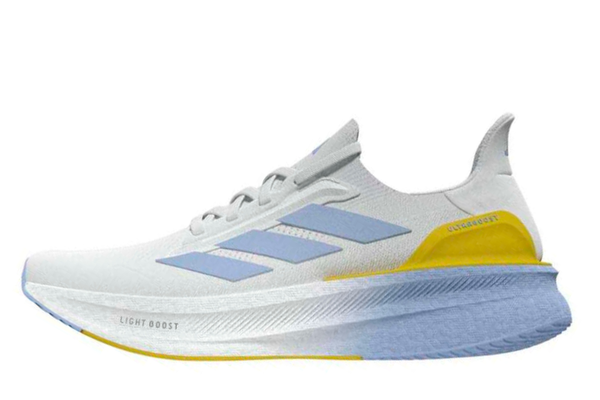 Women's Adidas Ultraboost 5X Running Shoe :Cloud White | Glow Blue