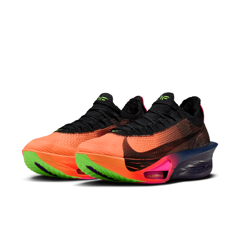 Women's Nike Air Zoom Alphafly Next% 3 Glam :Orange Pulse | Black Women's Nike Air Zoom Alphafly Next% 3 Glam :Orange Pulse | Black