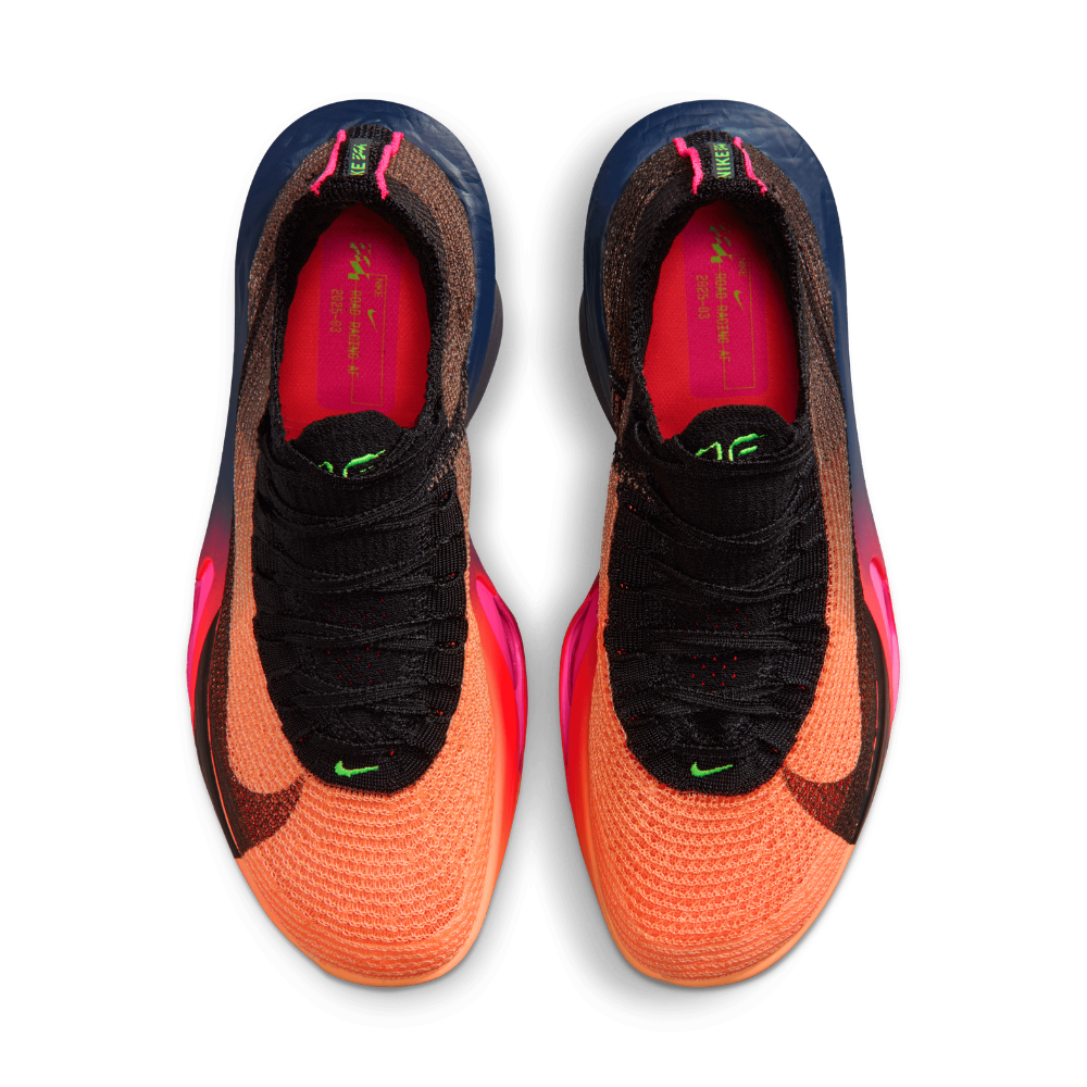 Women's Nike Air Zoom Alphafly Next% 3 Glam :Orange Pulse | Black