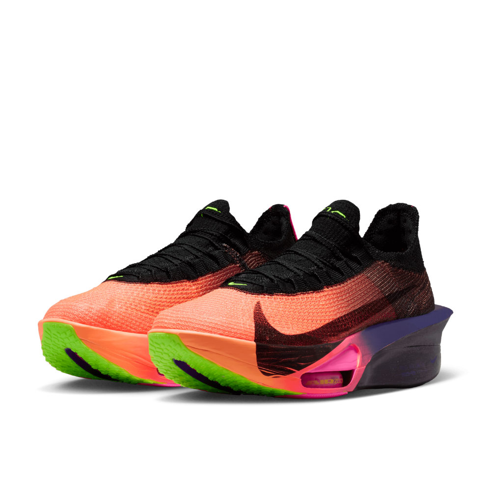 Men's Nike Air Zoom Alphafly Next% 3 Glam :Orange Pulse | Black