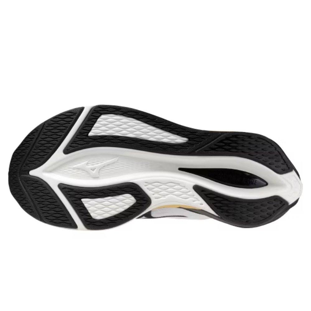 Men's Mizuno Wave Rebellion Flash 3 Running Shoe :White | Gold