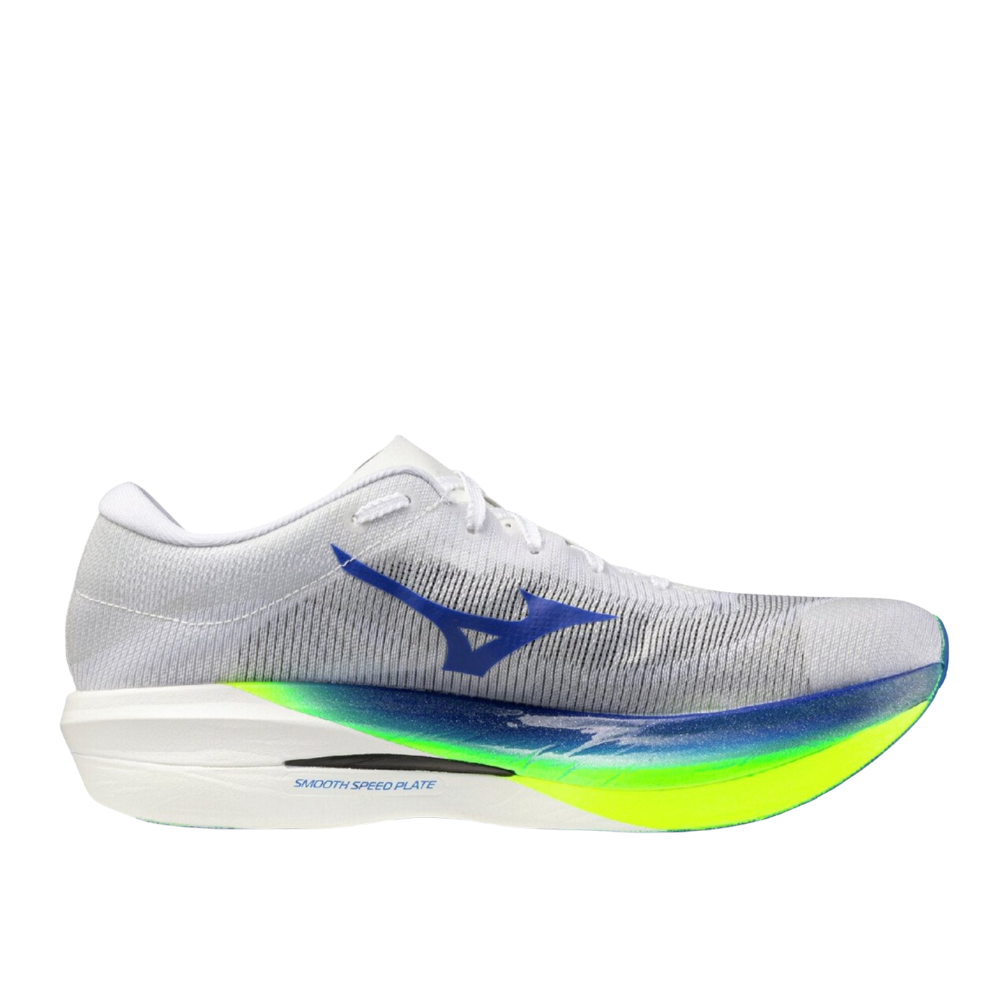 Men's Mizuno Hyperwarp Elite Running Shoe :White | Hyper Blue