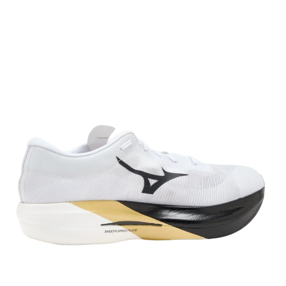 Men's Mizuno Hyperwarp Elite Running Shoe :White | Gold – iRUN